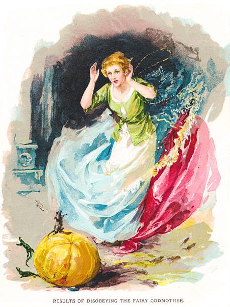 istock Cinderella Fairy Tale, Cinderella Changes back after Ball, Color Image, 1 of a Series of 20 2249100971