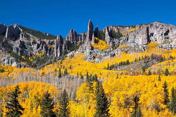 Amazing autumn in Colorado Mountains.