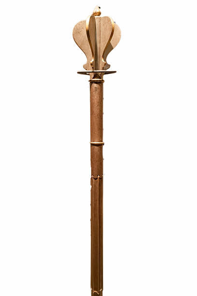 istock Decorative staff with ornate top design, showcasing craftsmanship from a traditional artisan culture 2249119848
