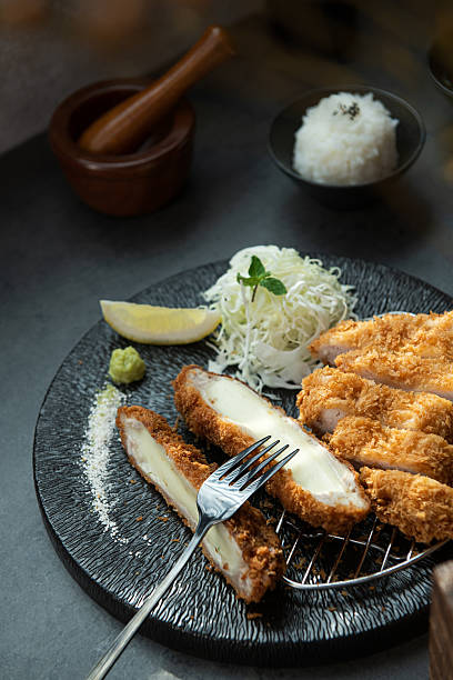 Crispy Tonkatsu and Cheese Katsu Meal with Sides