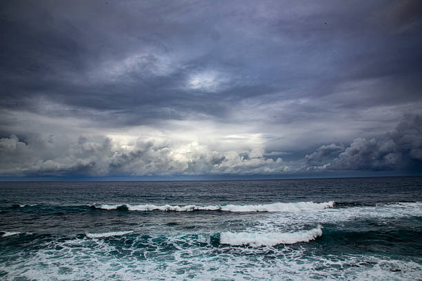 Amami Oshima Japan's creative and beautiful winter seascape.