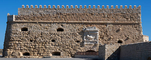 famous castle in Heraklion, Crete, Greece