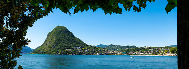 istock Lugano and Monte San Salvatore over a tranquil Lugano lake 2249133821