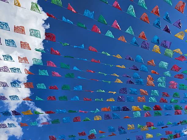 istock Day of the Dead papel picado banners 2249134372