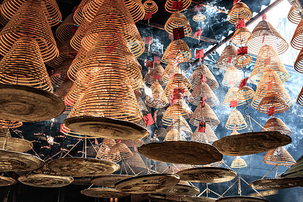 istock Spiral Incense Coils in a Chinese Temple Ceiling, Hong Kong 2249138281