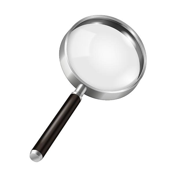 istock Detailed illustration of a classic magnifying glass 2249157177