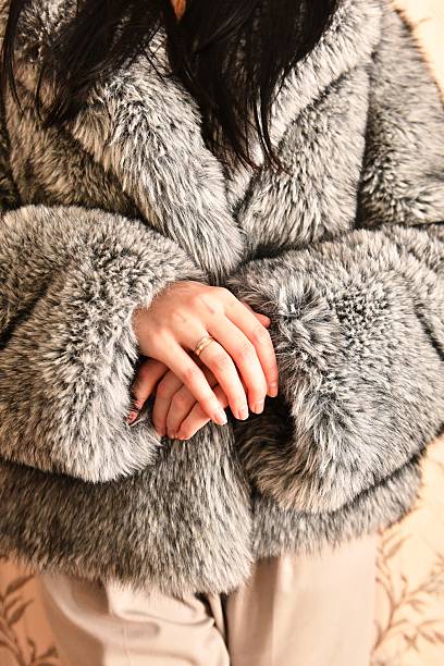 istock women's eco-fur coat 2249162288
