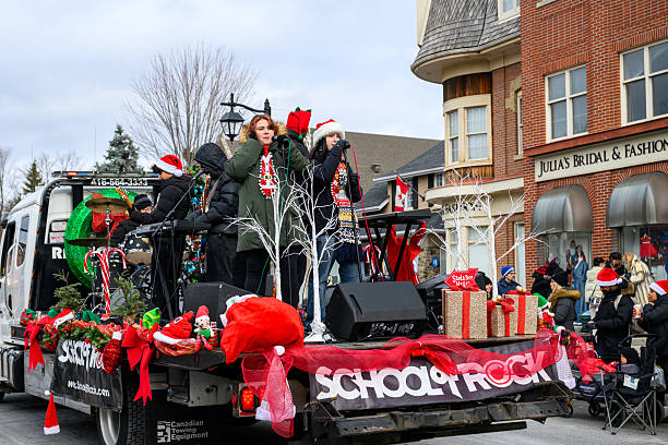 Markham, Ontario, Canada - Nov 29 2025: The annual Christmas Parade marks the beginning of the holiday season.
