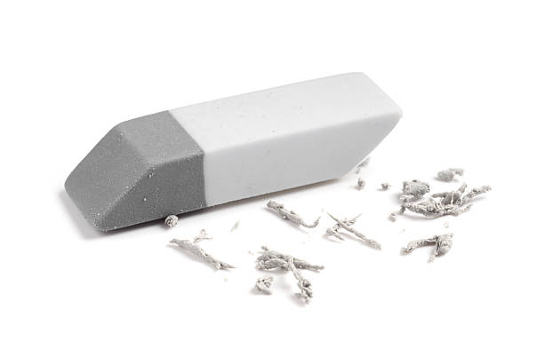 istock One eraser and scraps isolated on white 2249169766