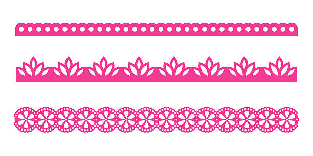 Ruffle border Clipart Vector PNG , SVG, EPS, PSD, AI