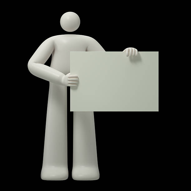 istock Man holding a blank sign 2249171980