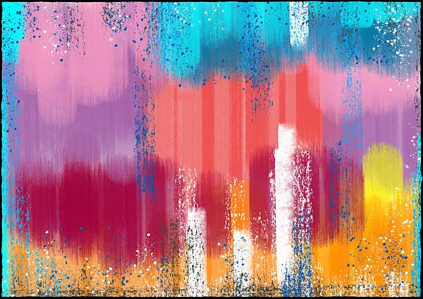 istock Abstract stripes in various shades of orange, yellow, and red 2249172455