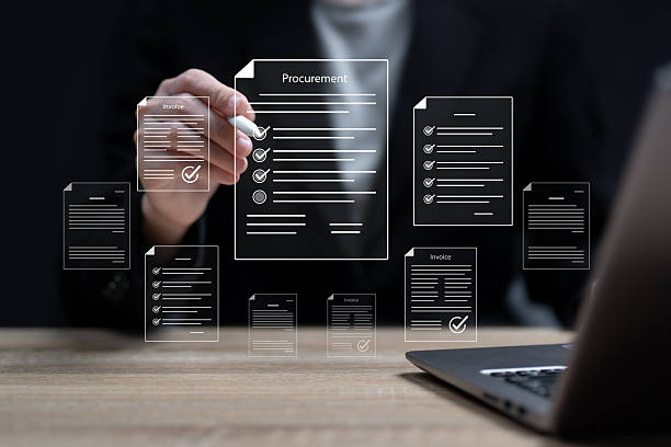 istock Digital Procurement, Invoice Approval Workflow System, Businesswoman Managing Purchase Documents, Contract Signing, Billing Records, Supplier Collaboration, Efficient, Accurate Supply Chain Operations 2249174736