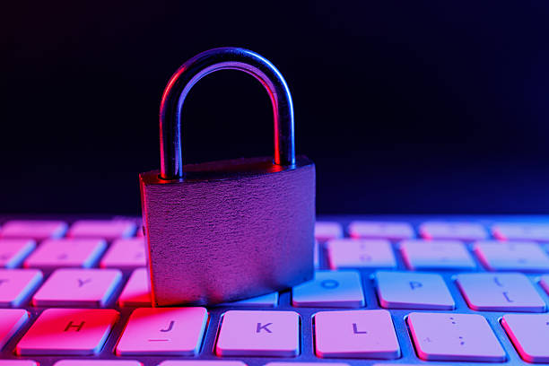 istock Cyber security lock on keyboard symbolizes internet protection in the digital age 2249187197