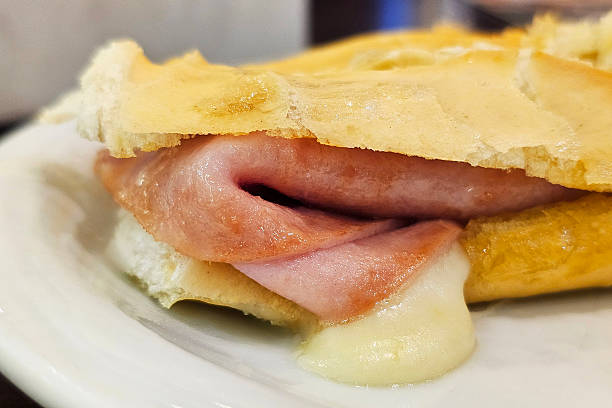 istock Ham and cheese sandwich detail 2249190794