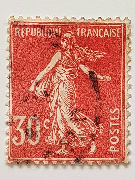 istock Vintage French “La Semeuse” postage stamp 30 centimes circa 1903–1906 2249198588