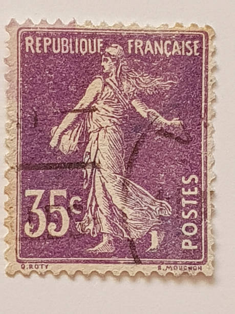 istock Vintage French “La Semeuse” postage stamp 35 centimes circa 1903–1906 2249199178