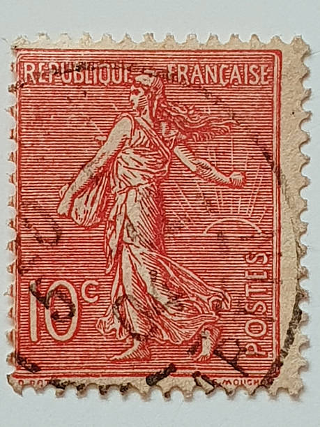 istock Vintage French “La Semeuse” postage stamp 10 centimes circa 1903–1906 2249203093