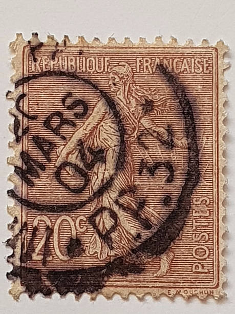 istock Vintage French “La Semeuse” postage stamp 20 centimes circa 1903–1906 2249204507