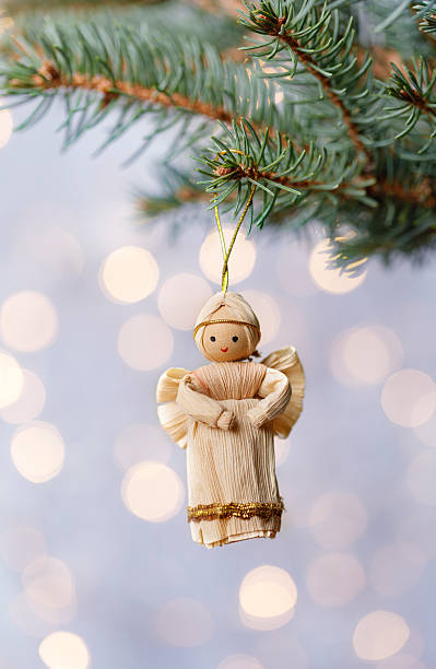 istock Angel Christmas  ornament made from natural material 2249206012