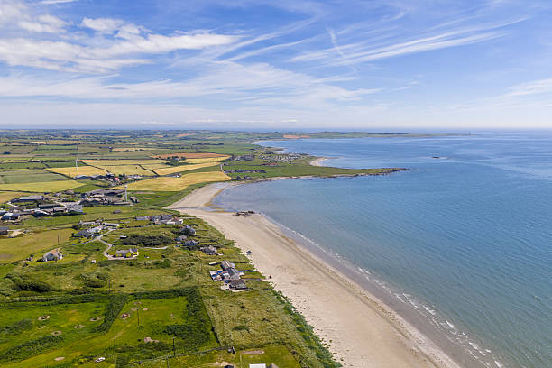 istock Aerial View Over Tyrella beach, County Down, Northern Ireland 2249212065