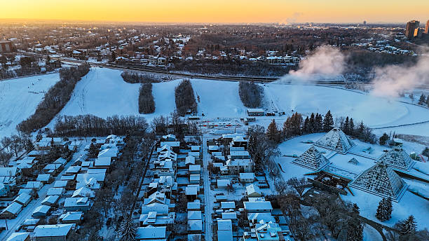 istock Winter Neighborhood at Blue Hour 2249216236