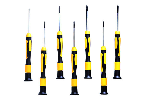 istock Set of various screwdrivers isolated on a white background for repair and DIY projects 2249218962