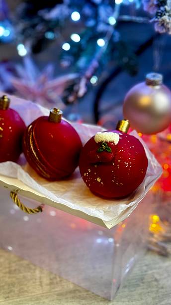 istock Christmas tree with lights and Christmas balls 2249224194