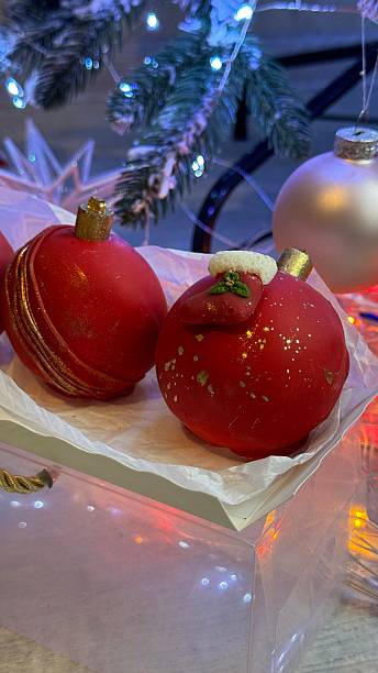 istock Christmas tree with lights and Christmas balls 2249224195
