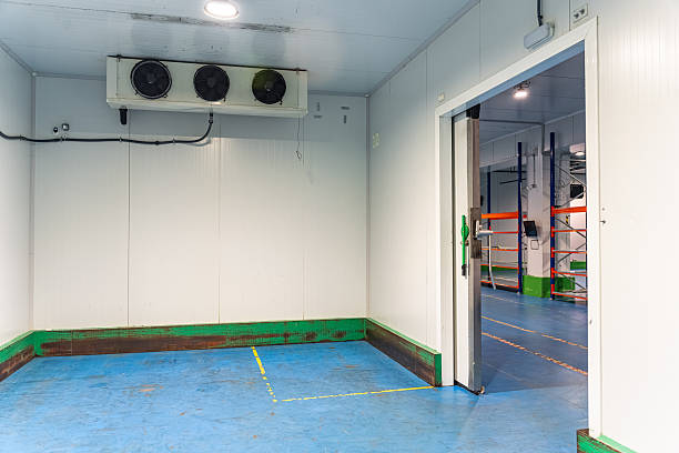 istock Large cold room within a huge refrigerated space for fruit and vegetable preservation. 2249224815