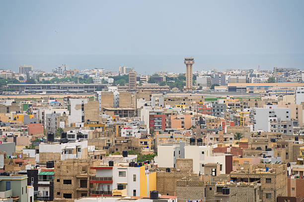 istock Dakar Cityscape with Control Tower and Dense Residential Architecture 2249225609