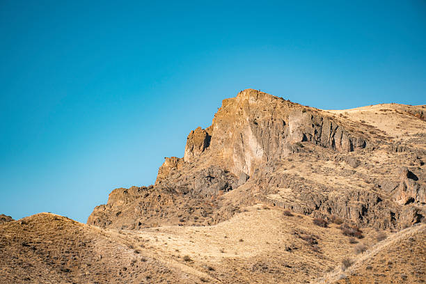 Beautiful desert mountains in autumn time