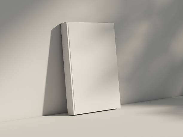 istock Vertical hardcover book mockup with spine on the table 2249233756