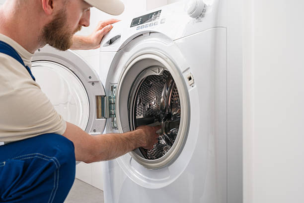 istock Repairing a washing machine at home for better laundry results and efficiency 2249240146