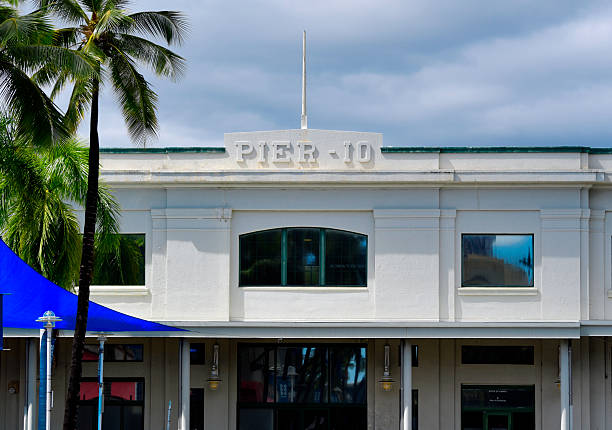istock Pier 10 Cruise Ship Terminal (1925), Honolulu Harbor, Oahu, Hawaii 2249245267