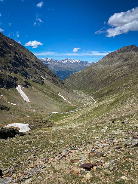istock Timmelsjoch pass road towards the Oetztal, Austria 2249247222