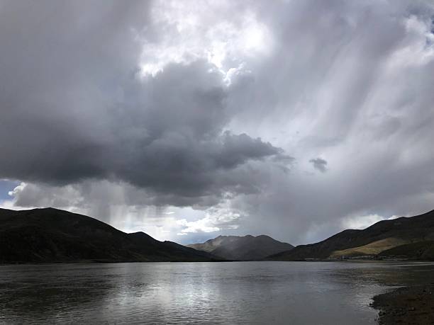 Bagmati River in September near Saga in Tibet, China.