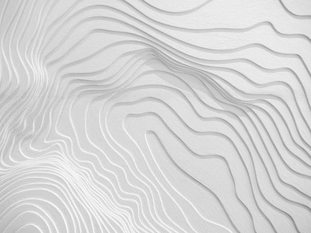 istock White abstract background with 3D topographic lines and wavy curves. Minimal texture design ideal for luxury presentation, clean architecture, minimal pattern, and modern graphic layout templates. 2249264886