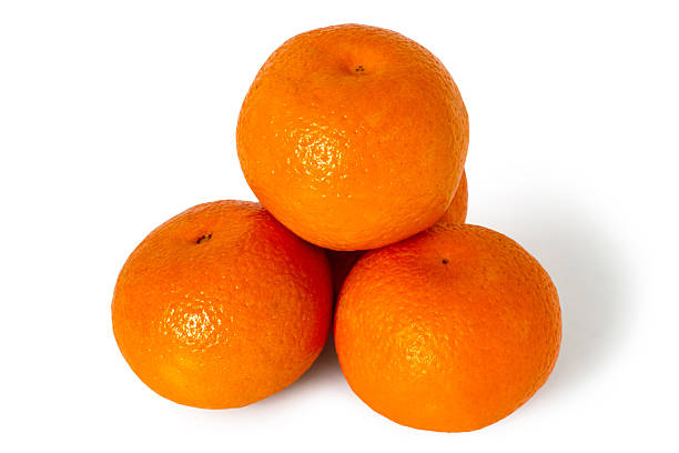 istock A bunch of natural tangerines on a white background 2249267630