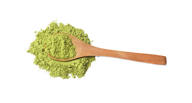 istock Henna powder and spoon isolated on white 2249273887