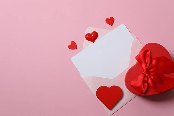 istock Valentine's Day card with hearts, on a pink background. 2249278506