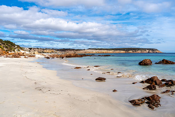 istock Stokes Bay Beach with white sand and turquoise water, Australia 2249278849