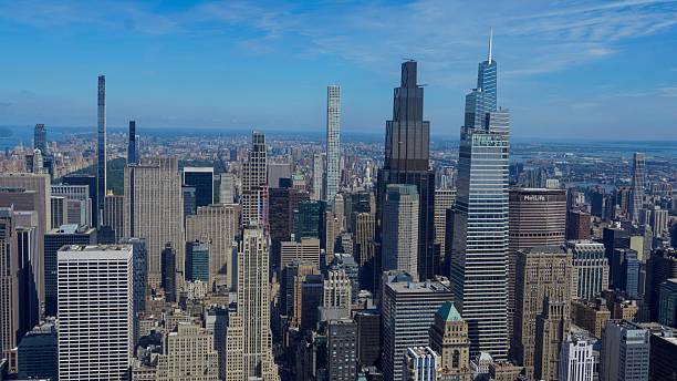 istock New York City skyline with iconic skyscrapers. 2249282559