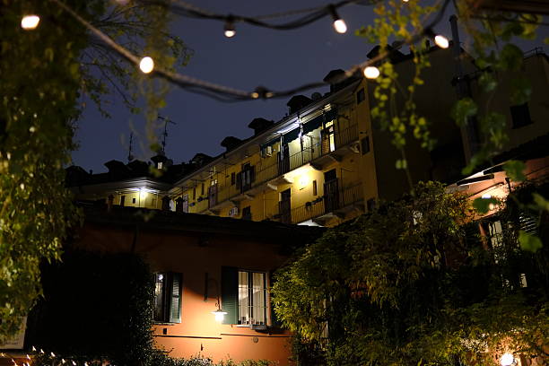 istock Winter Glow in a Milanese Courtyard 2249283373