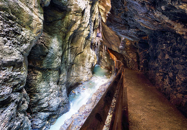 istock Summer Liechtensteinklamm gorge with stream and waterfalls in Austria Alps 2249283516