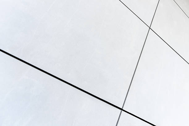 istock Minimalist White Wall Panels With Geometric Lines In Contemporary Exterior Architecture 2249287132