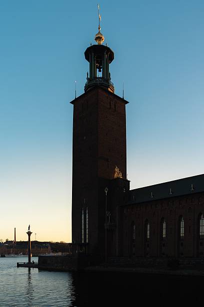istock Stockholm City Hall at dusk. 2249288581
