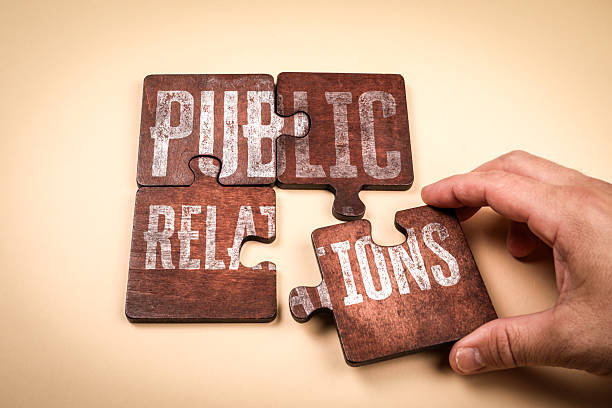 istock Public Relations Concept as Business Communication Strategy Puzzle 2249294199