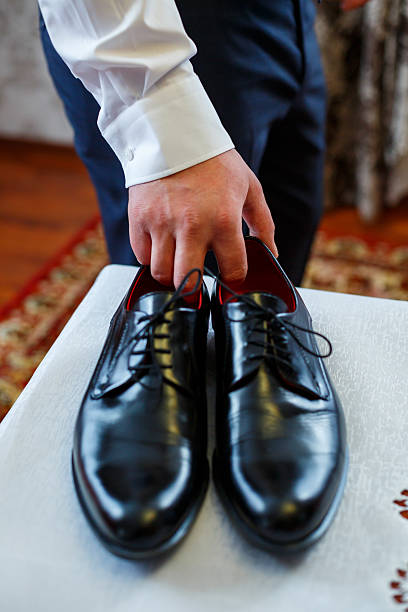 groom's accessories on the wedding day