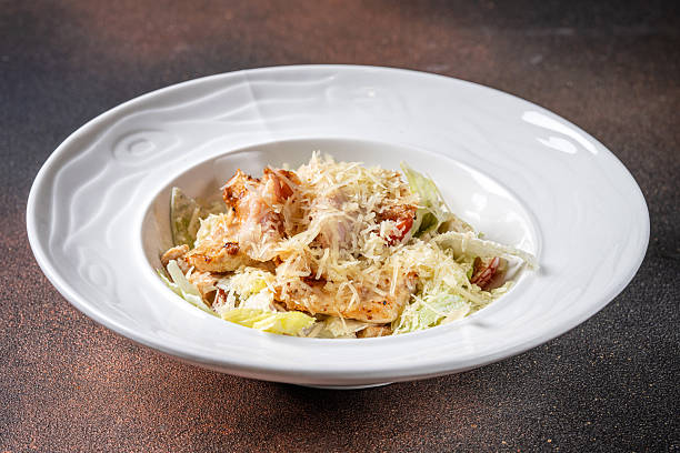 istock Classic chicken caesar salad with parmesan. 2249299008